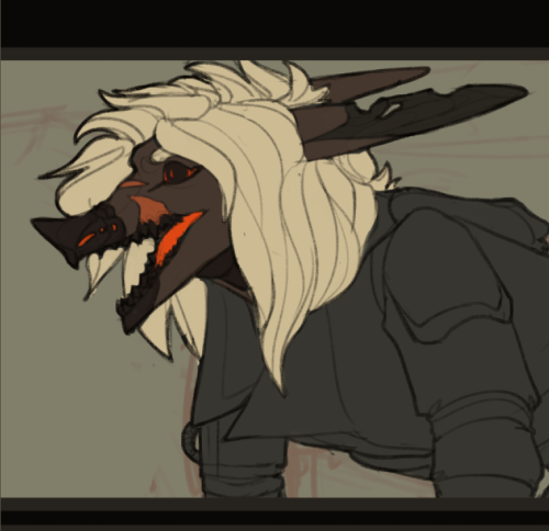 Hes Horrified Because I Havent Colored Him Properly.