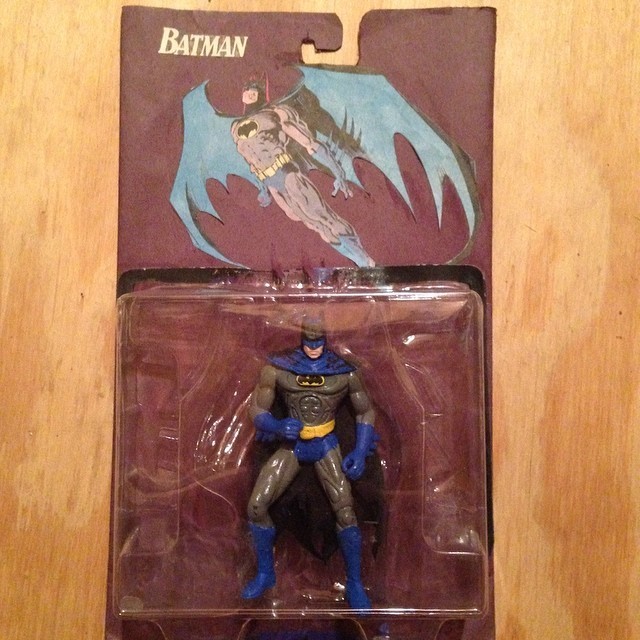 At my moms currently and found this Batman action figure I customized in 5th or 6th grade. And I wonder why I didn’t have many friends.