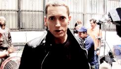 dobrevnins-deactivated20150820: GET TO KNOW ME MEME: 2/5 current celebrity crushes » Eminem “Anything that I am afraid of? 8 legged insects…. giraffes. Giraffes, I have a weird thing with giraffes man. I don’t like their necks. “ 