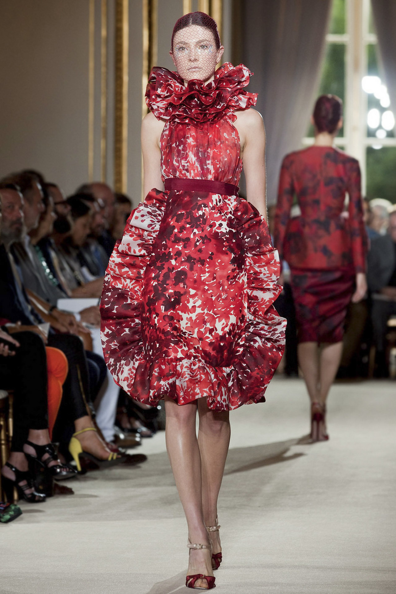 from obscure to demure — Jacquelyn Jablonski at Giambattista Valli Haute...