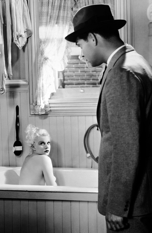 Jean Harlow, Clark Gable / production still from Sam Wood’s Hold Your Man (1933)