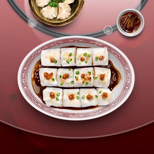 Cheong fun - Chinese rice noodle rolls