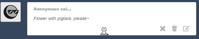 askflowertheplantponi:  Flower: it was kinda hard… to make cuz you know… also