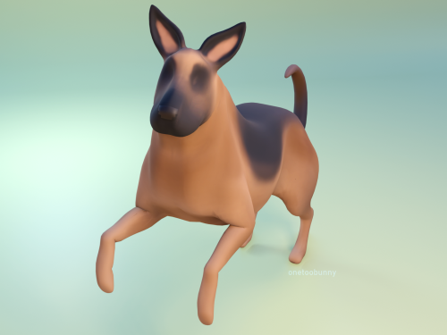 First time modelling organic shape! It’s a doggo! It’s a GermanShepard! It doesn’t