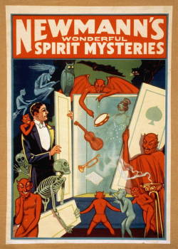 Obsessedwithskulls:  1911 Granger Magician Poster. Http://Fineartamerica.com/Featured/Magician-Poster-C1911-Granger.html