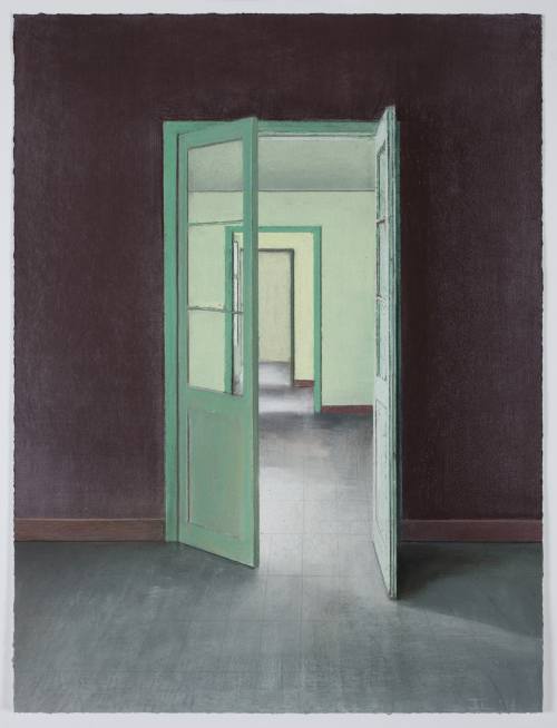 huariqueje:  The Paradox of Free Will   -   Ida Lorentzen ,  2016.American , b. 1951 - 61 x 47 cm