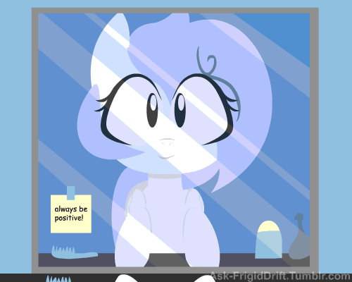 ask-frigiddrift:  I practice in front of the mirror every morning when I wake up!