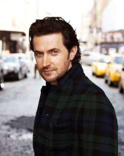 spgent:  Mr. Armitage in Black Watch tartan jacket  i adore him.