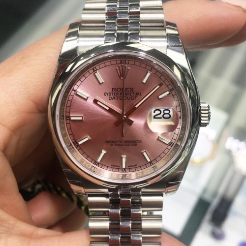 Rolex Oyster Perpetual 36 mm DateJust Stainless Steel w/ Jubilee Bracelet, Stainless Steel Domed Bez