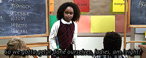 blacknerdwrites: “ Girls today can be anything. CEO, Olympic gold medalist, even