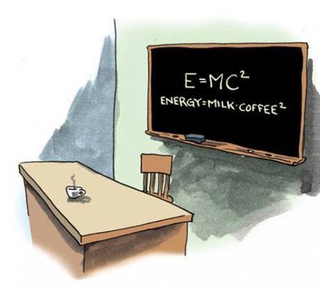 Einstein + coffee