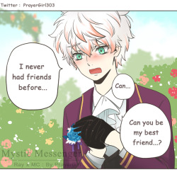 prayer-g:  Actually, Be mine!!😆  -NOT REPOST ANYMORE- #mysticmessenger #Ray #saeran