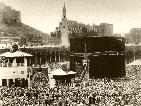 Mescid-i Haram'dan bir kare. Yıl 1880.