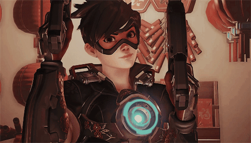 mekanicals:Overwatch Event: Year of the Rooster // Lena “Tracer” Oxton“Who’s ready for some firework