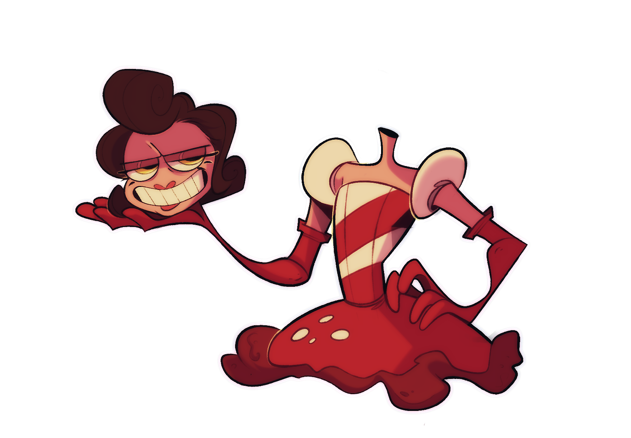 devillefort-master:all girls from cuphead are sweet and wonderful. I love them. 