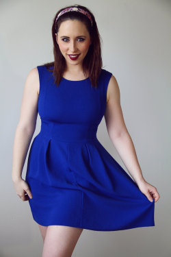 Little blue dress by Stephanie-van-Rijn 