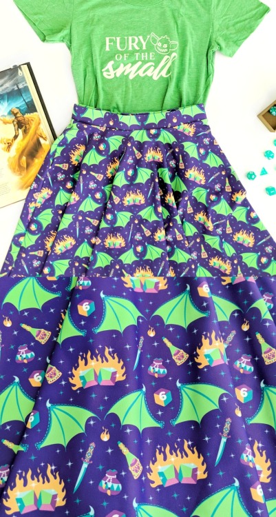 sosuperawesome:Dungeons and Dragons Skirts Paolas Pixels on Etsy