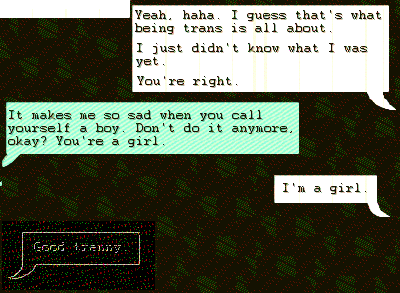A Little Comic(?) About Holding Back & Being Trans Online