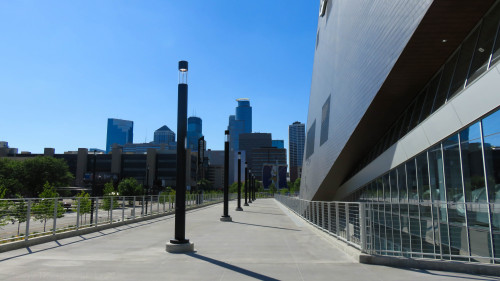 The new US Bank Stadium getting ready for the Grand Opening Day!