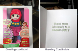 becausechocolatethatswhy:  lovenerdeen:  fairgroundsoldier:  THIS IS A CALL TO ACTION! Greeting card turns children’s “Muslim” doll into “Terrorist” doll The card features a photo of a Muslim doll with a Hijab (headscarf) that many Muslim