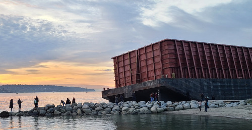 I Don’t Expect This To Be Very Widely Known But Here In Vancouver We’ve Had A Barge Stuck On Shore