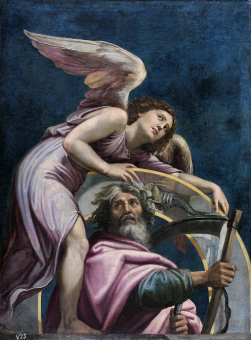 greekromangods:Saturn with the Sign of Capricorn16th centuryPietro Facchetti (1539–1613) (Copy