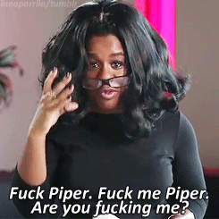  Uzo Aduba being Alex Vause and other OITNB characters. (video) 