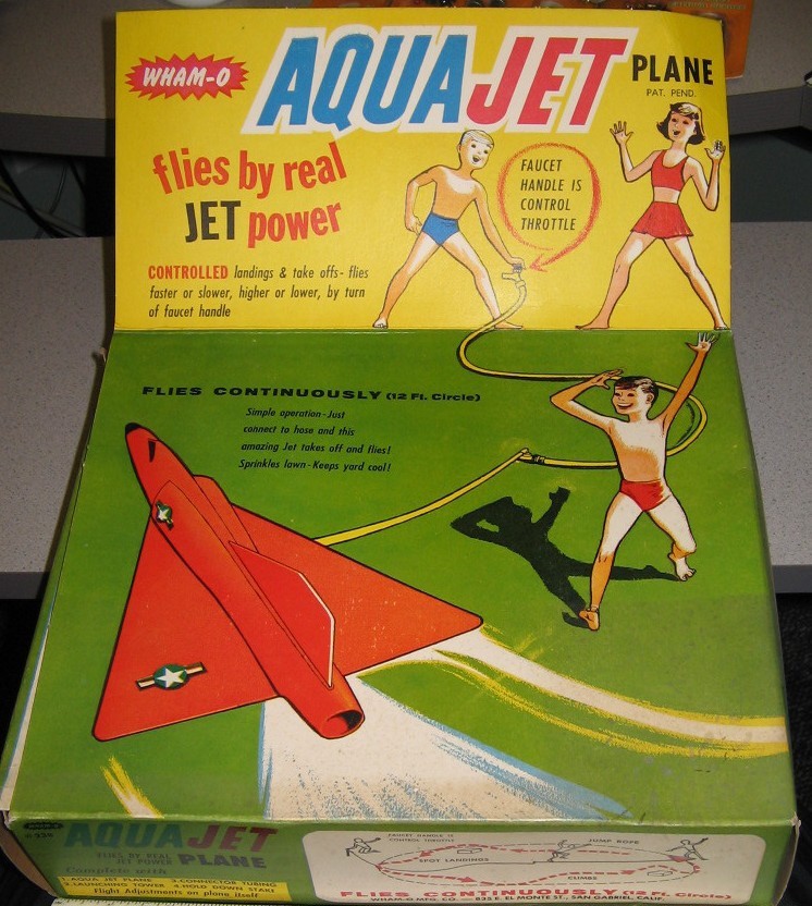 VINTAGE TOY ARCHIVE — WHAM-O: 1962 Aqua Jet Plane