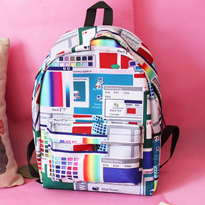 VAPORART WINDOWS BACKPACK www.oceankawaii.storenvy.com