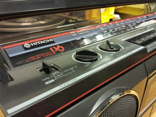 Hitachi TRK-P6E Ghetto Blaster, 1986