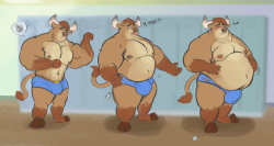 dogdazed:Results of a twitter poll, voting muscle to fat. I was