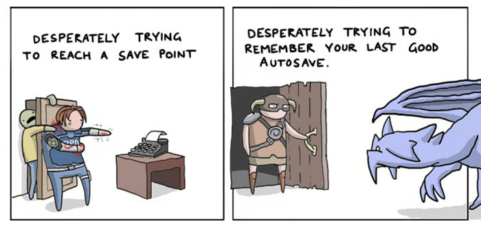 pr1nceshawn:  Gamer Problems: Then &amp; Now.