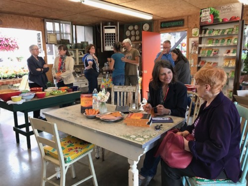 Milana Marsenich signed copies of her novel Copper Sky at South Shore Greenhouse, #Polson, #Montana 