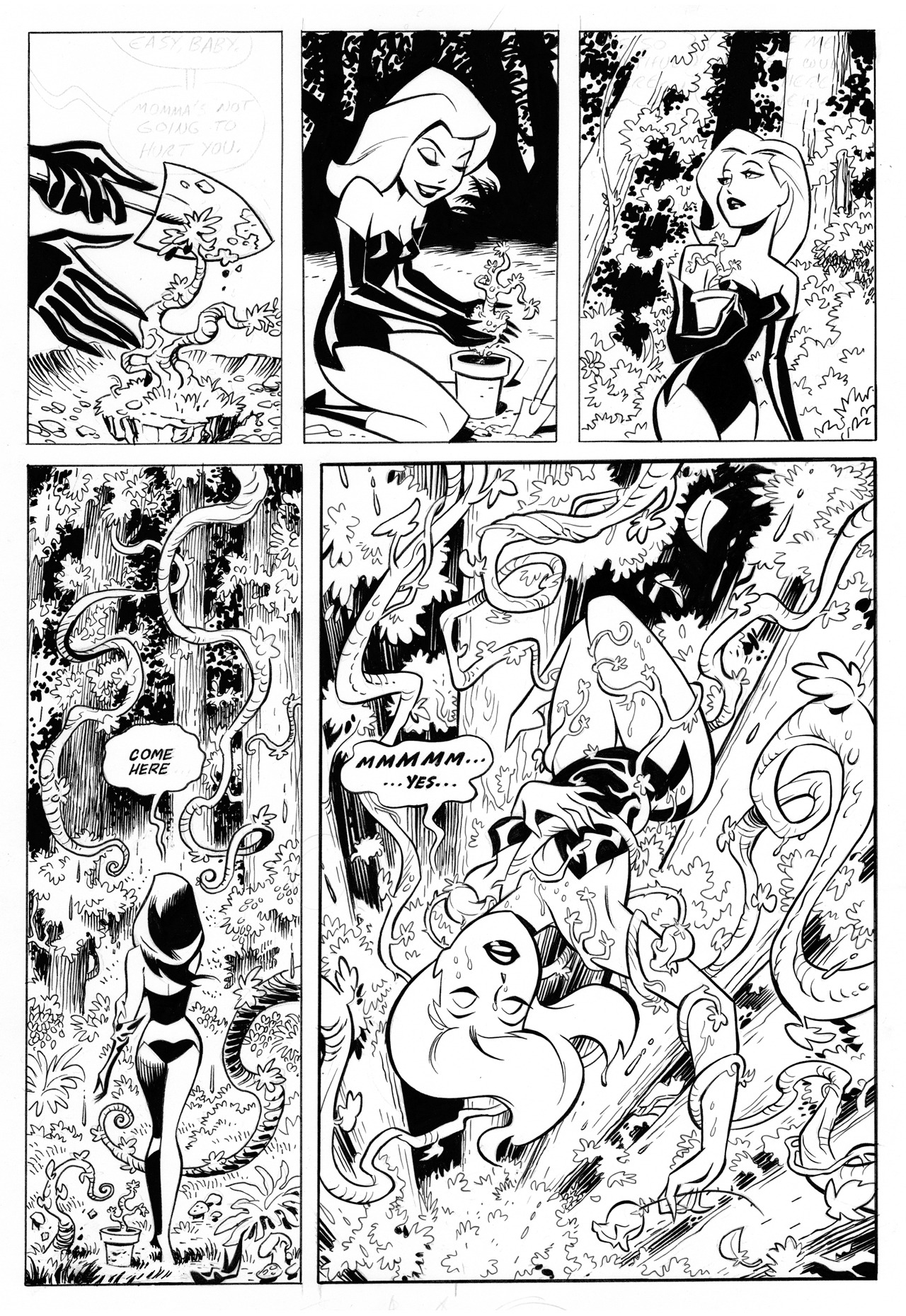 cooketimm:    Harley &amp; Ivy 2, page 12 (2005) by Bruce Timm (Penciller) &amp;