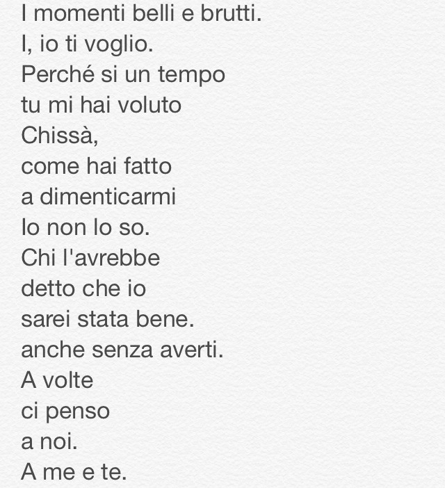 isuoiocchidentroilmare:  Scusa se a volte ti scrivo ancora.