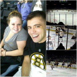 Bruins game with @lplante18 #bruins.#wereactuallyinprovidence