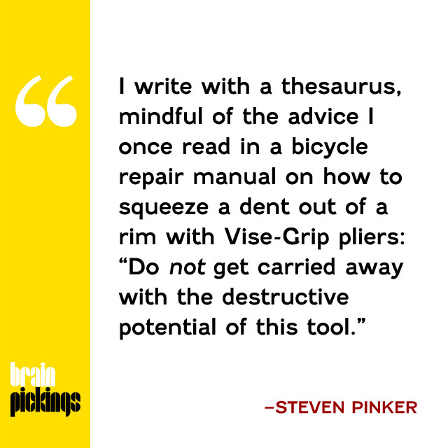 explore-blog:  Harvard psycholinguist Steven Pinker, wise and witty as ever, on what