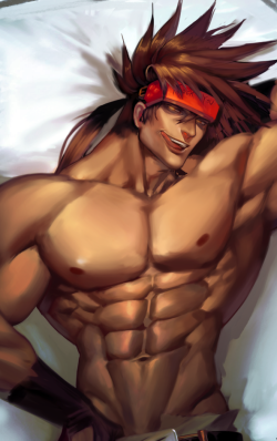 nainsoo:  I’m almost recovered from my illness @_@;;;, sorry to you all who are waiting so patiently on this body pillow to be finished!! I’m finally happy that I fixed Sol’s face to the point where I can call it done….now all I have to do is