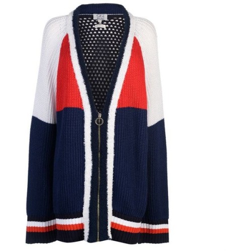 Tommy X Gigi Stretch Cardigan ❤ liked on Polyvore (see more tommy hilfiger tops)