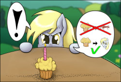 mlpfim-fanart:  Muffin-theft! by *da-andi  &gt;=/! Ebil ants!