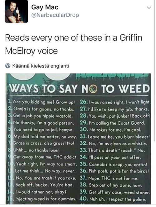 girlwholovesturtles:If someone told me that this was a list of things Griffin has said in a single e