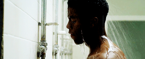 chadwickb:  Chadwick Boseman owning my ass one shower scene at a time 
