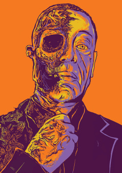 breakingbadfriends:  Gus Fring by Gabriel Protski / Behance / Dribbble