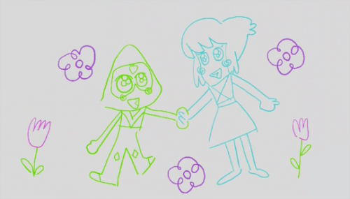 yunisverse:yet another thing this show perfectly captures: preteen drawing development