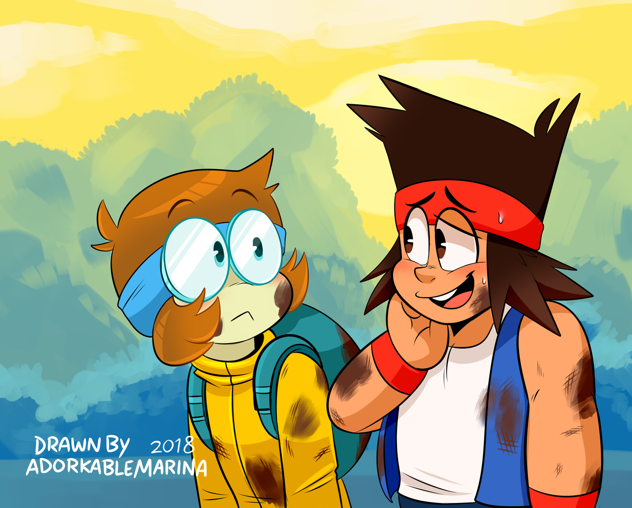 adorkablemarina:    “We fixed it! …I think?” I entered a contest and drew a