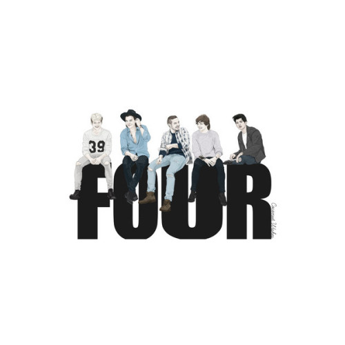 One Direction Four Art Print Liked On Polyvore