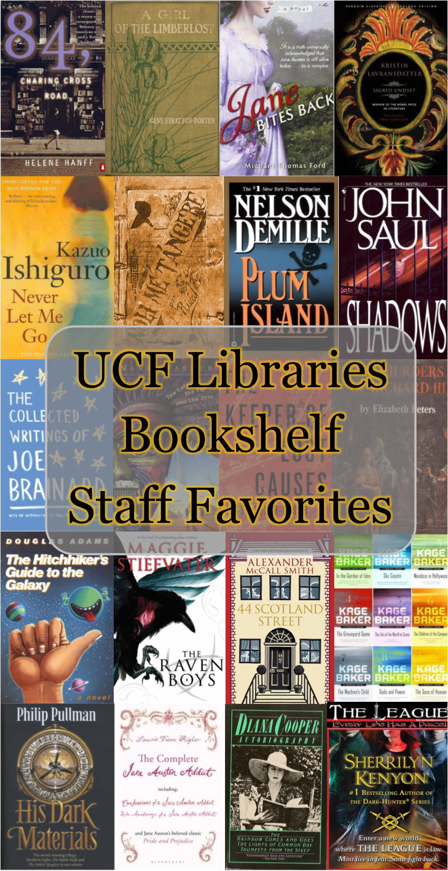 For the month of December, the UCF Libraries Bookshelf is celebrating the favorite books and series of the employees of the UCF Libraries. These are the books we have (and will continue to) read many times over the course of our lives. They cross...