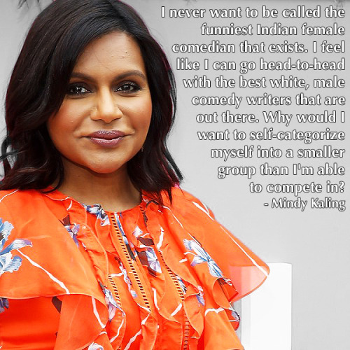 Fave Feminist Friday: Mindy KalingWriter, Comedian, Actress