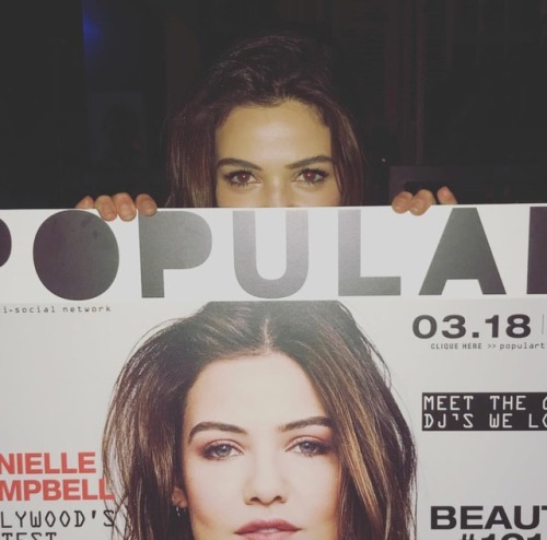 matdevineslife @thedaniellecampbell meta on her @whatispopular cover - enjoyed laying it out w @marv