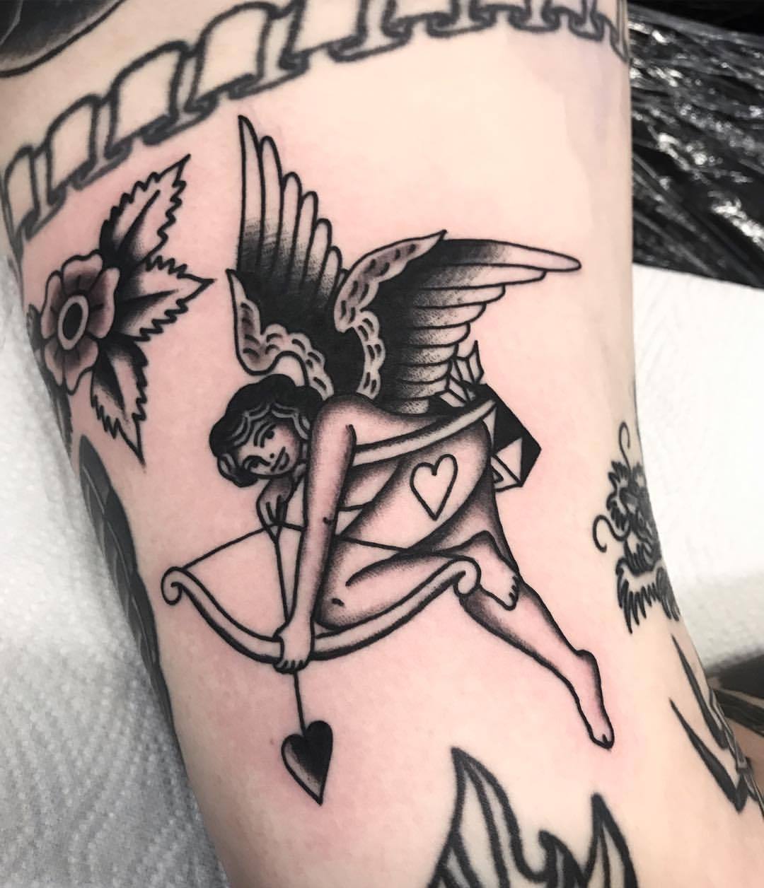 Aggregate 70 traditional cupid tattoo best  ineteachers